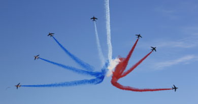 La Patrouille de France sera présente au Roissy Meaux Airshow 2024